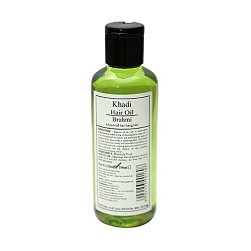 Khadi Manav Hair Oil - Brahmi Ayurved Sar Sangrah, 210 ml  