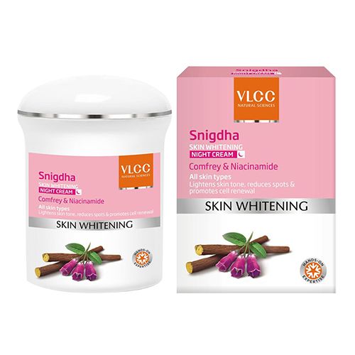 Vlcc Snigdha Skin Whitening Night Cream, 50 g  