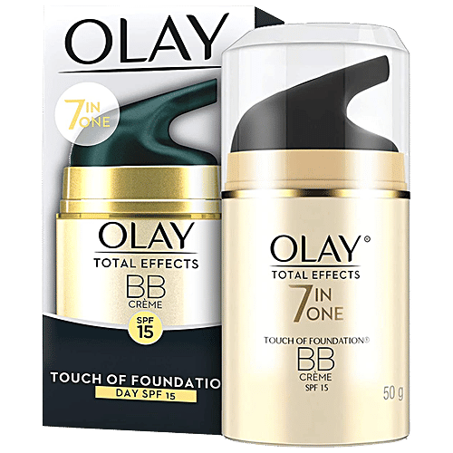 Olay Total Effects BB Cream With SPF 15, Fights 7 Signs Of Ageing With Niacinamide, 50 g  