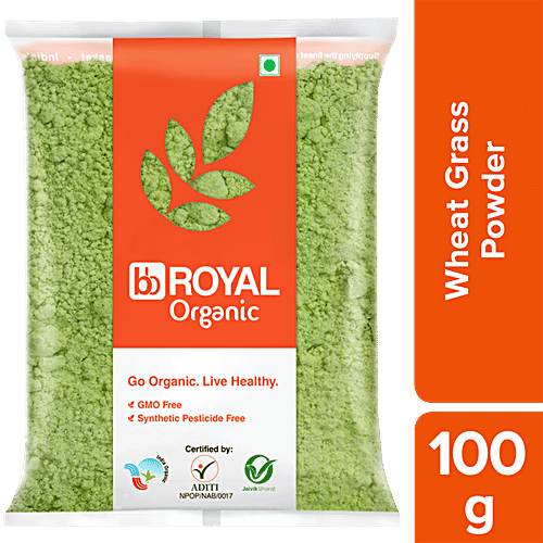 bb Royal Organic - Wheat Grass Powder, 100 g  