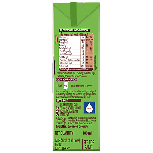 Nescafe  Ready to Drink Coffee - Hazelnut, 180 ml  