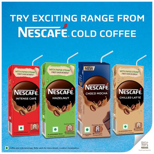 Nescafe  Ready To Drink Hazelnut Cold Coffee - Flavoured Milk, 180 ml  