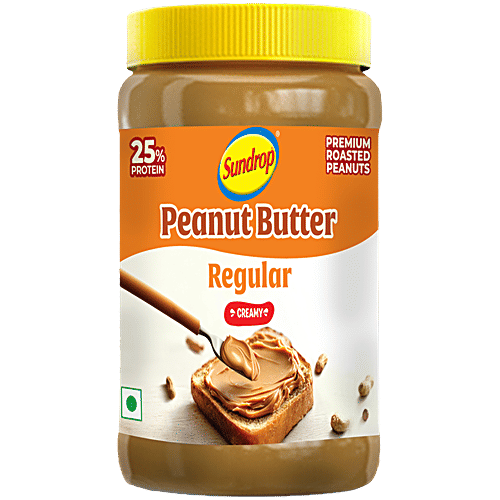 Sundrop Regular Creamy Peanut Butter, 924 g 25G Protein Per 100G