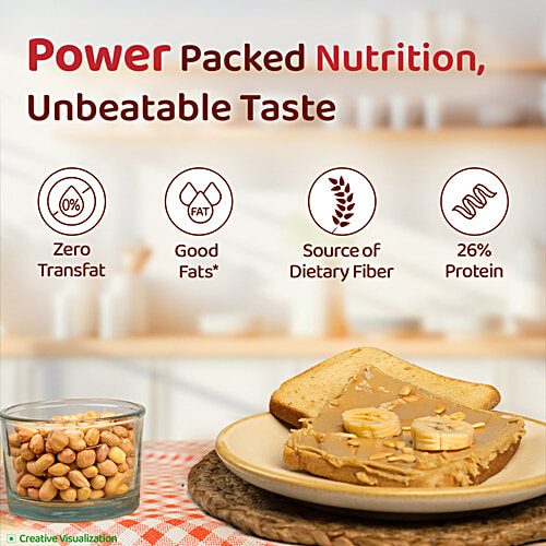 Sundrop Regular Crunchy Peanut Butter, 924 g 26G Protein Per 100G