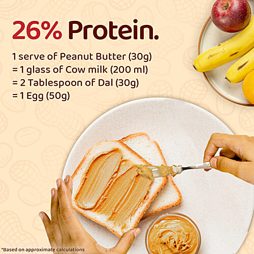 Sundrop Regular Crunchy Peanut Butter, 924 g 26G Protein Per 100G