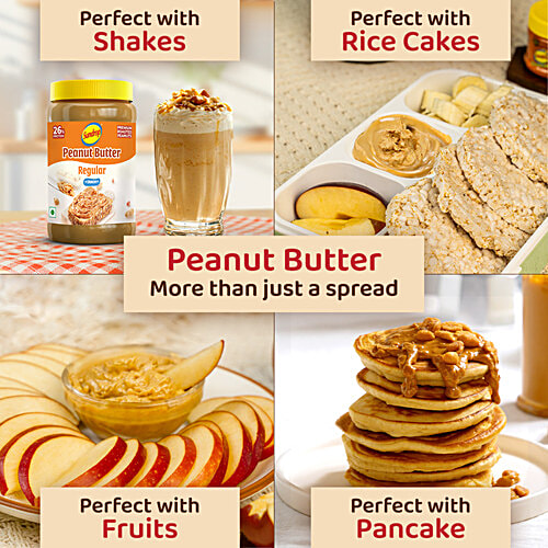 Sundrop Regular Crunchy Peanut Butter, 924 g 26G Protein Per 100G