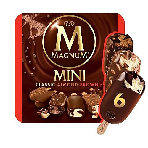 Buy kwality walls Magnum Ice Cream Mini Classic, Almond & Brownie 45