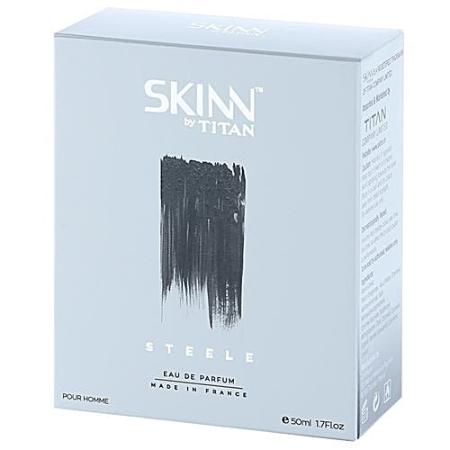 Skinn by Titan Steele Perfume For Men - EDP, 50 ml  