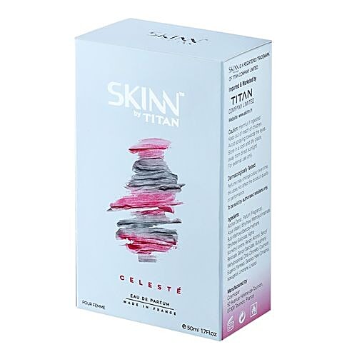 Skinn by Titan Celeste Perfume For Women - EDP, 50 ml  