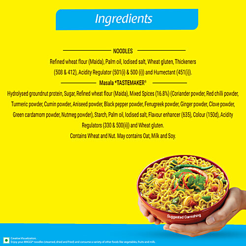 Maggi 2-Minute Instant Noodles, No Onion & Garlic, 70 g  No Onion & Garlic, Top Quality Authentic Ingredients