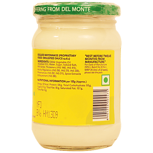 Buy Del Monte Mayo Eggless 265 Gm Online At Best Price of Rs 75 bigbasket