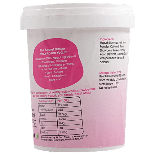 Yogurt Zone Nutrition Facts Blog Dandk
