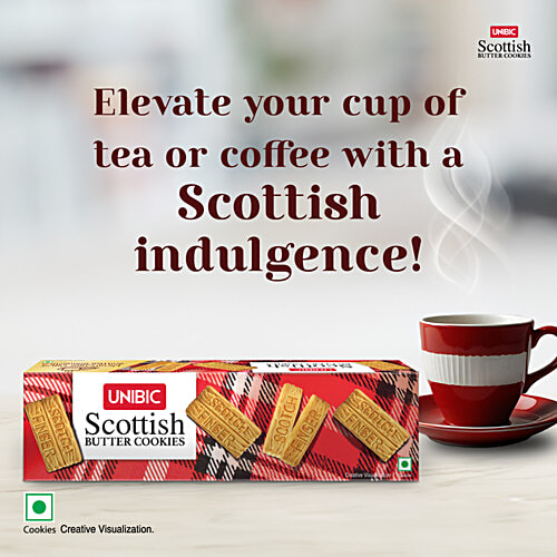 Unibic Foods Scottish Butter Cookies, 100 g Made with Pure Butter