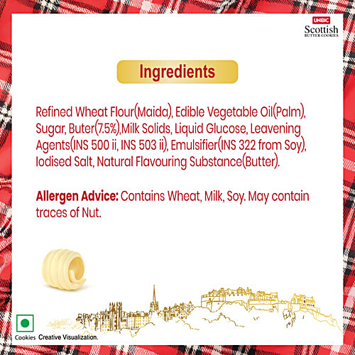 Unibic Foods Scottish Butter Cookies, 100 g Made with Pure Butter