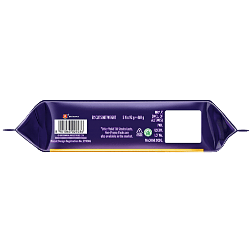 Britannia Jim Jam Naughty Jam Biscuit, 460 g (Buy 4 Get 1 Free)