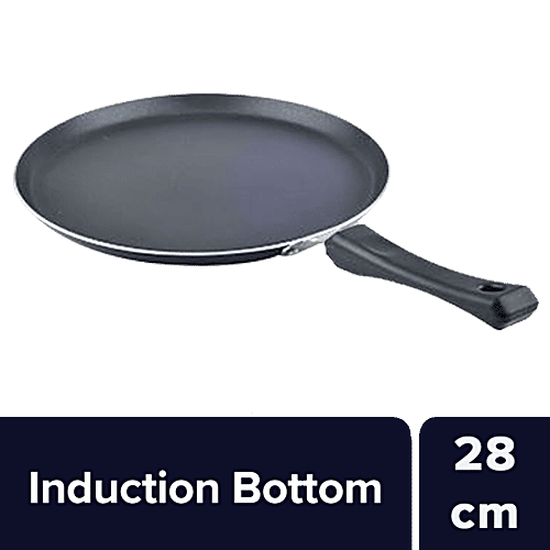Buy Nirlon Induction Flatdosa Tawa Aluminium Black 28 Cm Online At Best