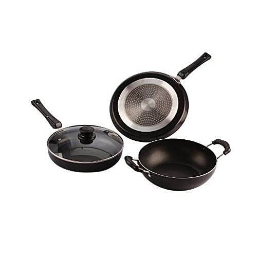 Nirlon Non Stick Cookware Gift Set, 3 pcs  