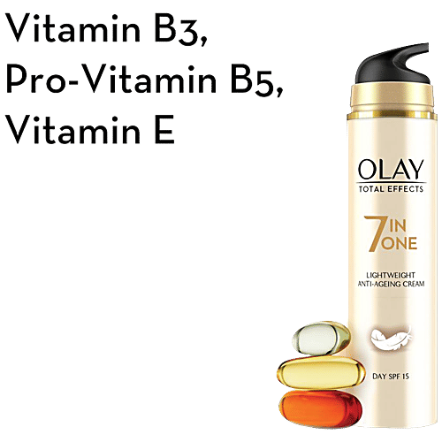 Olay Total Effects 7-In-1 -Lightweight Anti- Ageing Moisturizer Cream SPF 15, 50 g