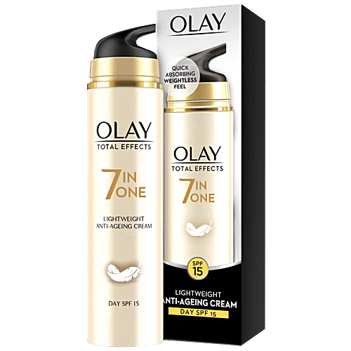 Olay Total Effects 7-In-1 -Lightweight Anti- Ageing Moisturizer Cream SPF 15, 50 g