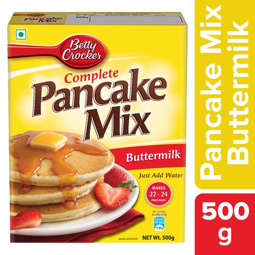 Betty Crocker Complete Pancake Mix - Buttermilk, 500 g  Makes 22-24 Pancakes