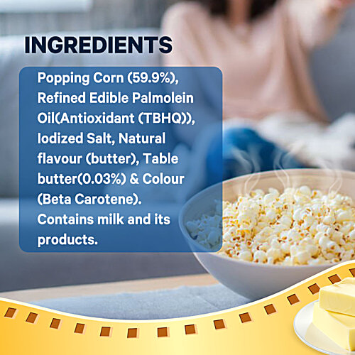 ACT II Butter Delite Flavour Instant Popcorn, 150 g (Buy 2 Get 1 Free) Hot & Fresh# in 3 mins