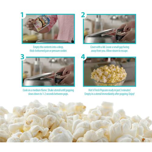 ACT II Instant Popcorn - Movie Theatre Butter, Crispy, Crunchy Snack, 150 g (Buy 2 Get 1 Free) 