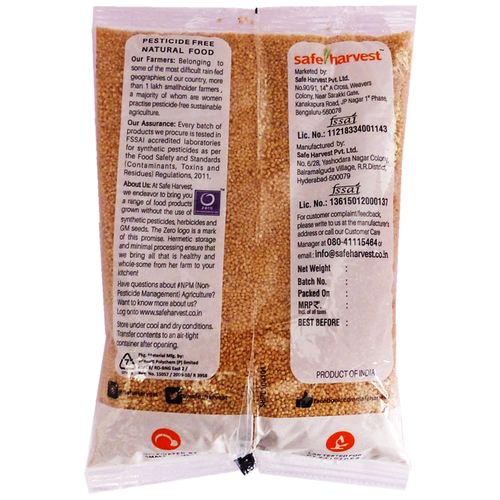 Safe Harvest Foxtail Millet Rice - Pesticide Free, 500 g  