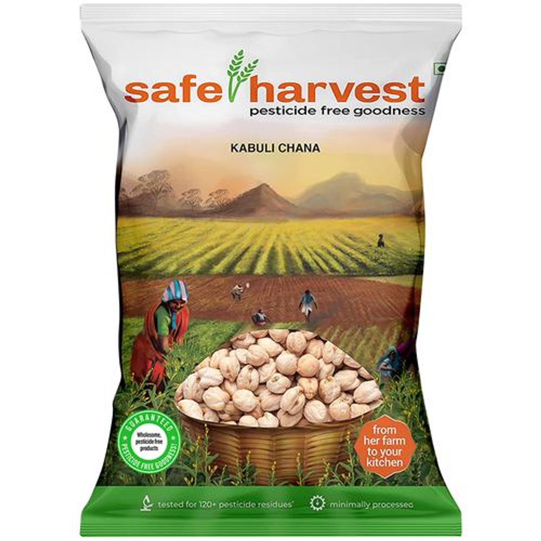 Safe Harvest Kabuli Chana/Kabuli Kadale - Pesticide Free, 500 g 