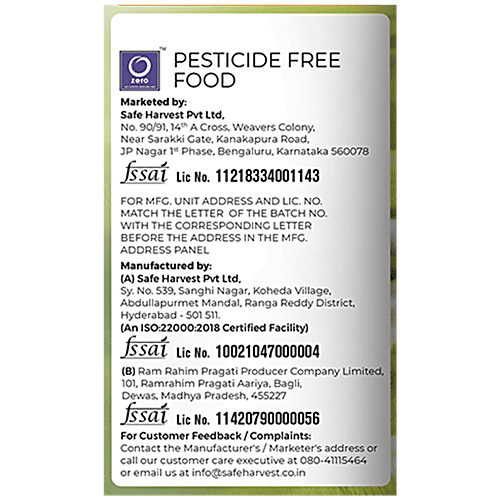 Safe Harvest Sona Masuri Unpolished Brown Rice - Pesticide Free, 1 kg  Pesticide Free