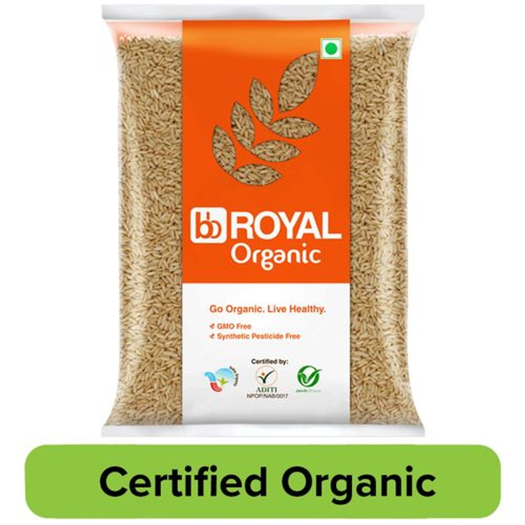 BB Royal Organic - Sona Masoori Semi Brown Rice Handpounded, 5 kg 