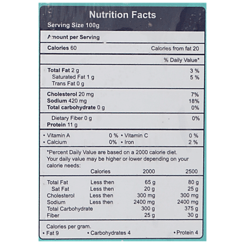 Big Sams Frozen Basa Chunks, 250 g  