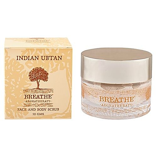 Buy Breathe Aromatherapy Indian Ubtan Face & Body Scrub Online at Best