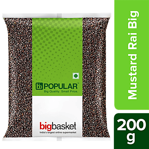 bb Popular Mustard/Sarso/Rai - Big, 200 g  