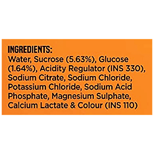 Enerzal Energy & Electrolyte Drink With 5 Vital Electrolytes - Orange, 200 ml Carton 