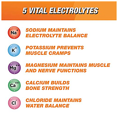 Enerzal Energy & Electrolyte Drink With 5 Vital Electrolytes - Orange, 200 ml Carton 