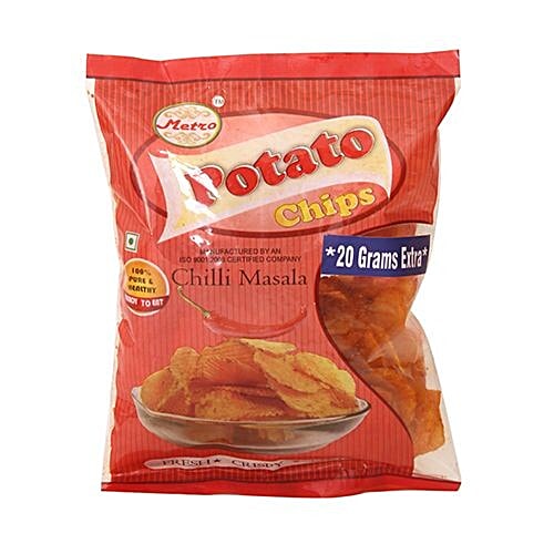 Buy Metro Potato Chips Chilli Online at Best Price of Rs null bigbasket