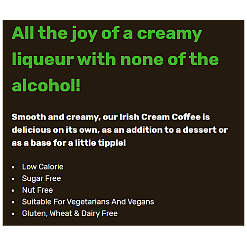 Beanies Flavour Instant Coffee - Irish Cream, 50 g Bottle Smooth and Creamy
 Authentic Flavour