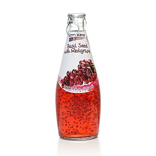 Buy Americana Basil Seed Drinks Redgrape 290 Ml Online At Best Price of