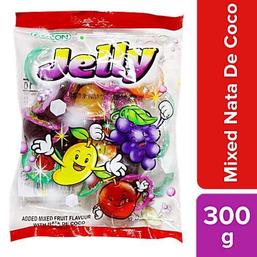Cocon Jelly - Mixed Fruit Flavour, 20 pcs  Exotic Fruit Flavour
 Chewy Chunks