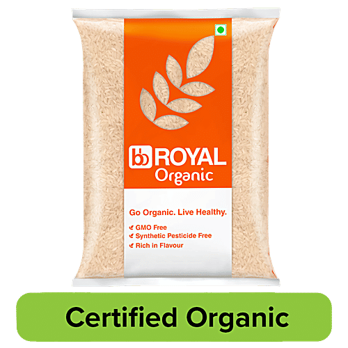 bb Royal Organic - Ponni Raw Rice/Tandul, 1 kg  