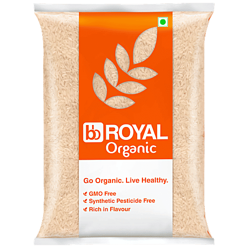 bb Royal Organic - Ponni Raw Rice/Tandul, 1 kg  