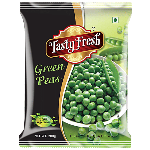 Tasty Fresh  Frozen Green Peas, 200 g  