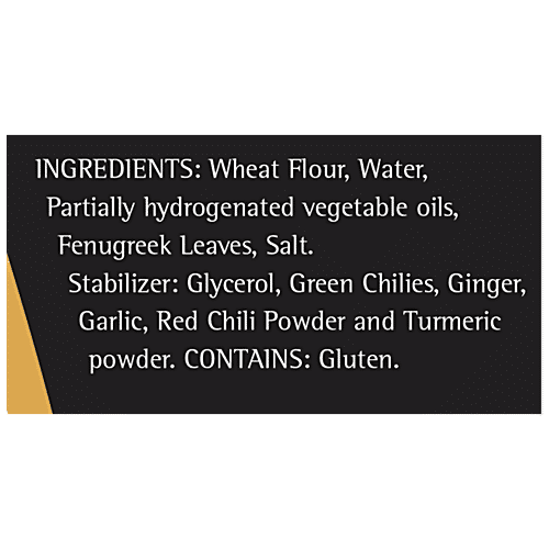 Tasty Fresh Paratha - Methi, 400 g  