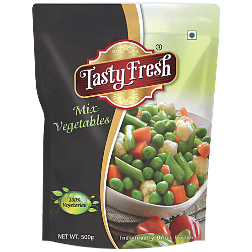 Tasty Fresh  Frozen - Mix Vegetable, 500 g  
