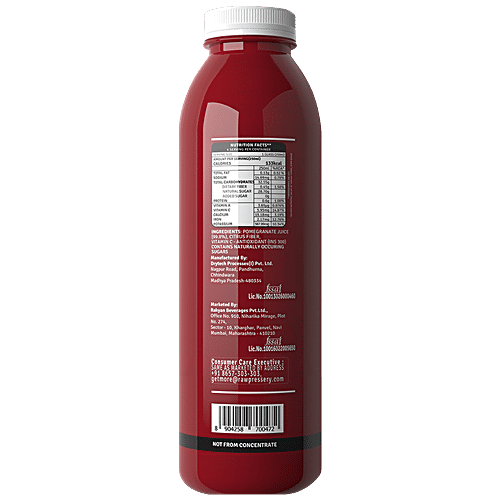 Raw Pressery Cold Extracted Juice - Pomegranate, 1 L  