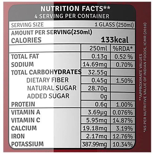 Raw Pressery Cold Extracted Juice - Pomegranate, 1 L  