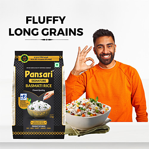 PANSARI Signature Basmati Rice, 5 kg  Mesmerizing Aroma