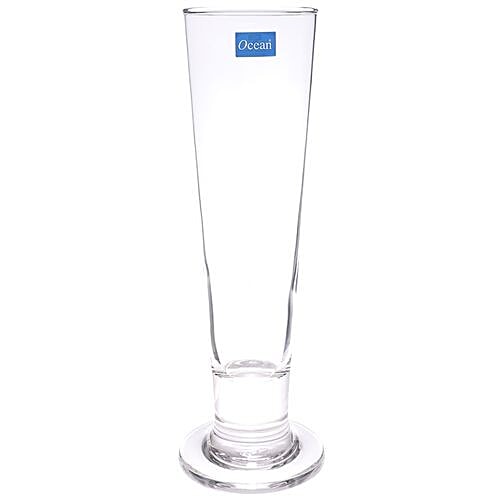 Ocean Glass Set - Viva Footed Tall, 420 ml (Pack of 6) Dishwasher & Refrigerator Safe