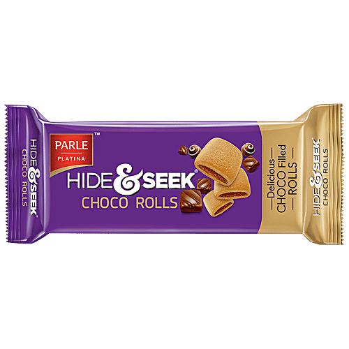 Parle Platina Hide & Seek Choco Rolls, 75 g Delicious