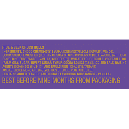 Parle Platina Hide & Seek Choco Rolls, 75 g Delicious